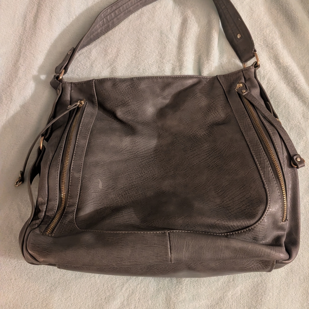 Madison West Charcoal Shoulder Bag